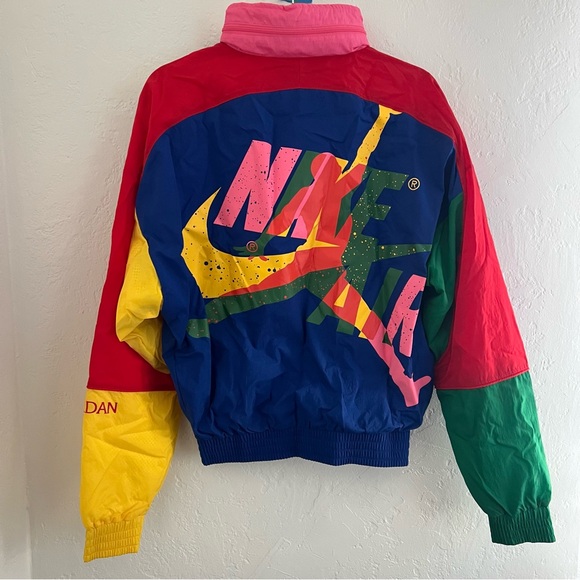 NWT Nike Air Jordan Retro Vintage Style Jacket Windbreaker - Picture 4 of 14